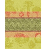 Le Jacquard Français theedoek Jardin des Choux green