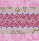 Le Jacquard Français theedoek Jardin des Choux pink
