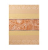 Le Jacquard Français wafel keukenhanddoek Jardin des Choux orange