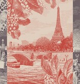Le Jacquard Français theedoek Paris sur Seine red