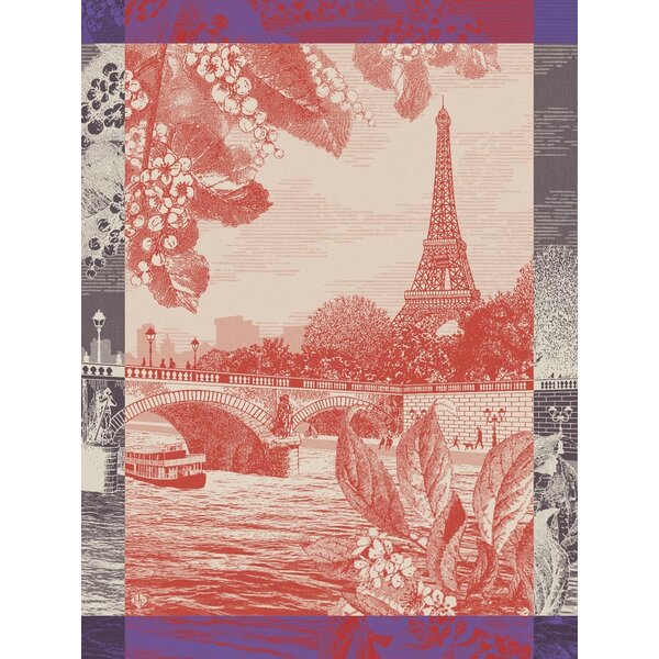 theedoek Paris sur Seine red