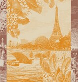 Le Jacquard Français theedoek Paris sur Seine orange