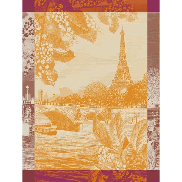 theedoek Paris sur Seine orange
