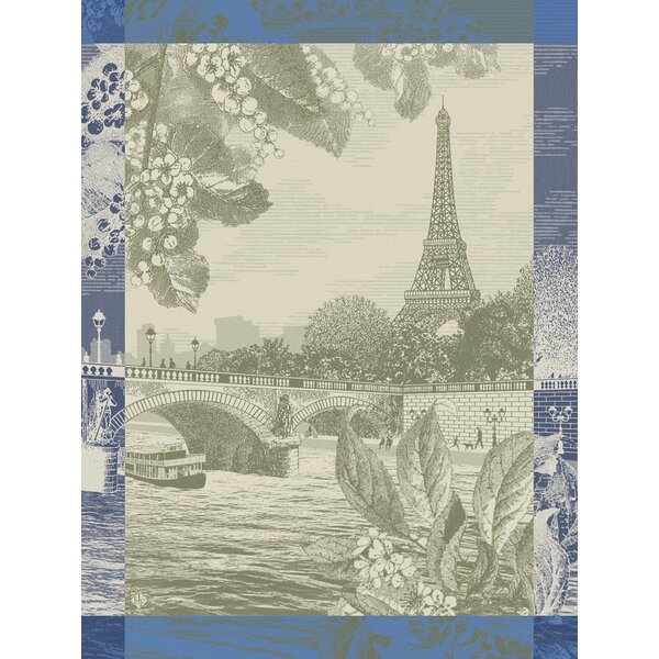 theedoek Paris sur Seine green