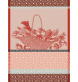 Le Jacquard Français theedoek Potager d'hiver red