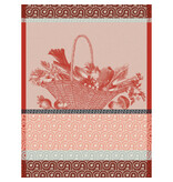 Le Jacquard Français theedoek Potager d'hiver red