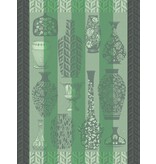 Le Jacquard Français theedoek Poteries green