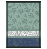 Le Jacquard Français theedoek Romance green