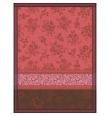 Le Jacquard Français theedoek Romance red