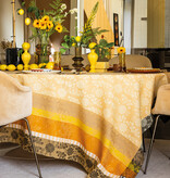 Le Jacquard Français tafellinnen Gipsy desert yellow