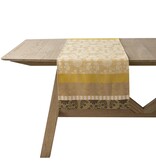 Le Jacquard Français tafellinnen Gipsy desert yellow