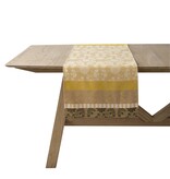 Le Jacquard Français tafellinnen Gipsy desert yellow