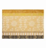 Le Jacquard Français gecoat tafellinnen Gipsy desert yellow