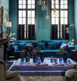 Le Jacquard Français tafellinnen Gipsy azur blue