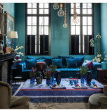 Le Jacquard Français tafellinnen Gipsy azur blue