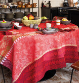 Le Jacquard Français tafellinnen Gipsy rubis red