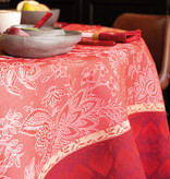 Le Jacquard Français tafellinnen Gipsy rubis red