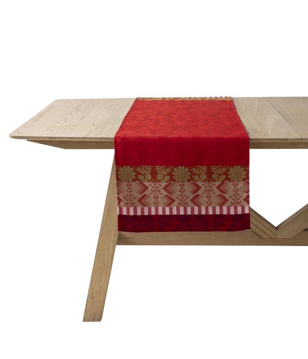 Le Jacquard Français tafellinnen Gipsy rubis red
