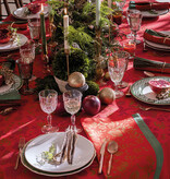 Le Jacquard Français Tafellinnen Féerie sucre d'orge red