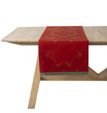 Le Jacquard Français Tafellinnen Féerie sucre d'orge red