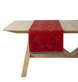 Le Jacquard Français Tafellinnen Féerie sucre d'orge red