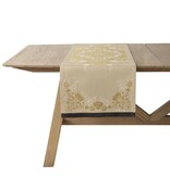 Le Jacquard Français Tafellinnen Féerie pain d'épices yellow