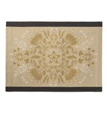 Le Jacquard Français Tafellinnen Féerie pain d'épices yellow