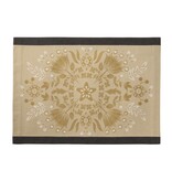 Le Jacquard Français Tafellinnen Féerie pain d'épices yellow