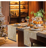 Le Jacquard Français Tafellinnen Féerie pain d'épices yellow