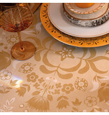 Le Jacquard Français Tafellinnen Féerie pain d'épices yellow