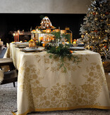 Le Jacquard Français Tafellinnen Féerie pain d'épices yellow