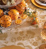 Le Jacquard Français Tafellinnen Féerie pain d'épices yellow