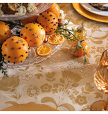 Le Jacquard Français Tafellinnen Féerie pain d'épices yellow