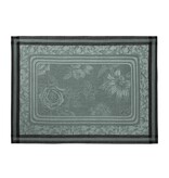 Le Jacquard Français Tafellinnen Romance tendresse green, 100% gekamd linnen