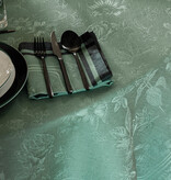 Le Jacquard Français Tafellinnen Romance tendresse green, 100% gekamd linnen