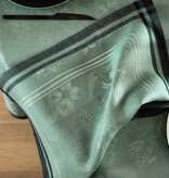 Le Jacquard Français Tafellinnen Romance tendresse green, 100% gekamd linnen