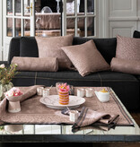 Le Jacquard Français Tafellinnen Romance tendresse pink, 100% gekamd linnen