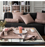 Le Jacquard Français Tafellinnen Romance tendresse pink, 100% gekamd linnen