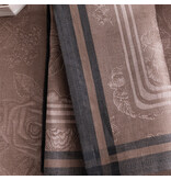 Le Jacquard Français Tafellinnen Romance tendresse pink, 100% gekamd linnen