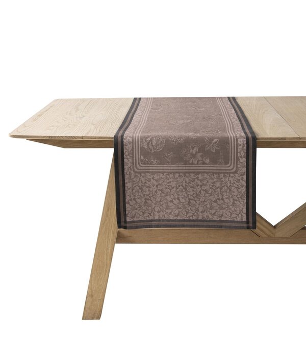 Le Jacquard Français Tafellinnen Romance tendresse pink, 100% gekamd linnen