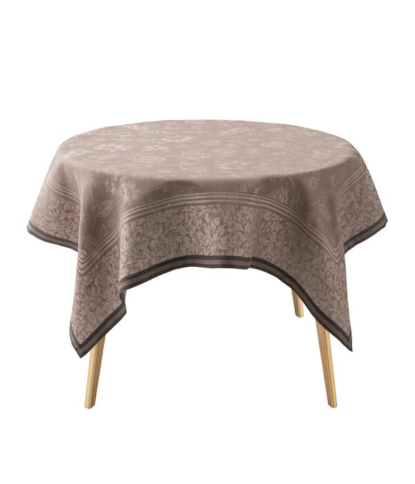 Le Jacquard Français Tafellinnen Romance tendresse pink, 100% gekamd linnen