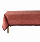 Le Jacquard Français Tafellinnen Romance passion red, 100% gekamd linnen