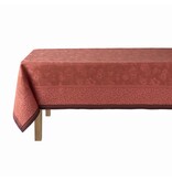 Le Jacquard Français Tafellinnen Romance passion red, 100% gekamd linnen