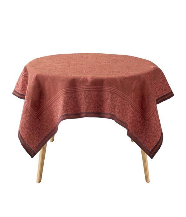 Le Jacquard Français Tafellinnen Romance passion red, 100% gekamd linnen