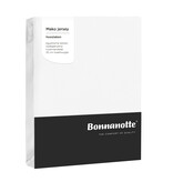 Bonnanotte witte strijkvrij jersey hoeslakens Mako 155 gr/m²