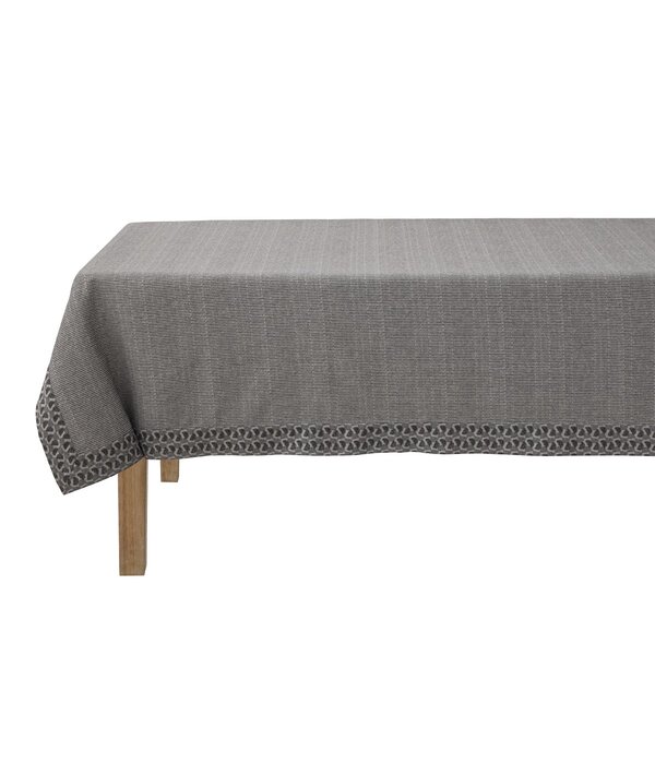 Le Jacquard Français tafellaken Empreintes charbon black