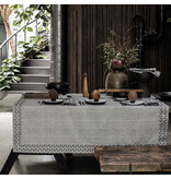 Le Jacquard Français tafellaken Empreintes charbon black