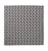 Le Jacquard Français servet Empreintes Pois charbon black