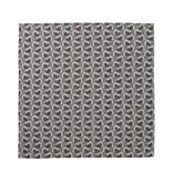 Le Jacquard Français servet Empreintes Pois charbon black