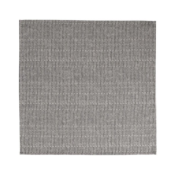 servet Empreintes Rayures charbon black